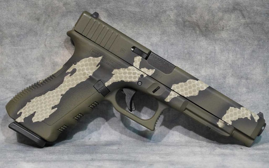 Glock G35 Gen 3 Riptile Camo 4.49in Barrel in 40 S&W GunBroker