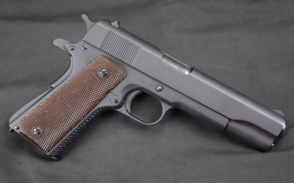 WWII U.S. Union Switch & Signal US&S 1911A1 Semi-Automatic Pistol, 1943, GunBroker.com  