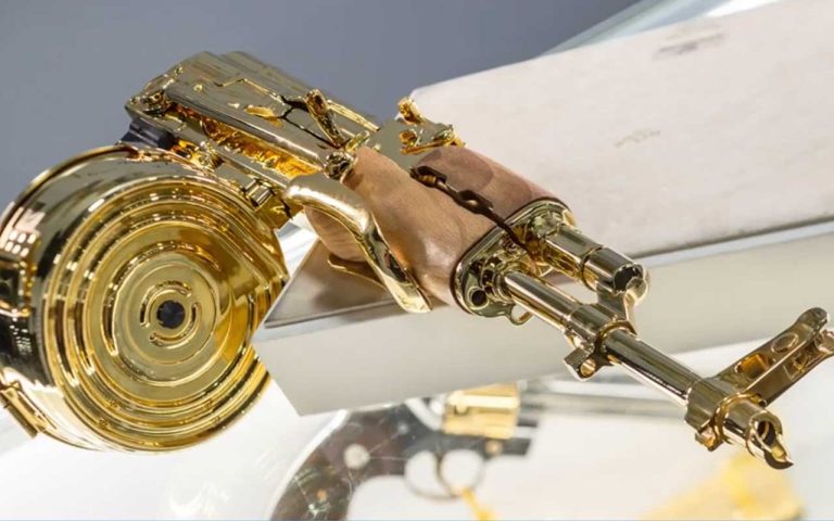 Seattle Engraving Center Gold Plated Century Arms WASR-10 AK-47 [Video]. Buy it on GunBroker.com