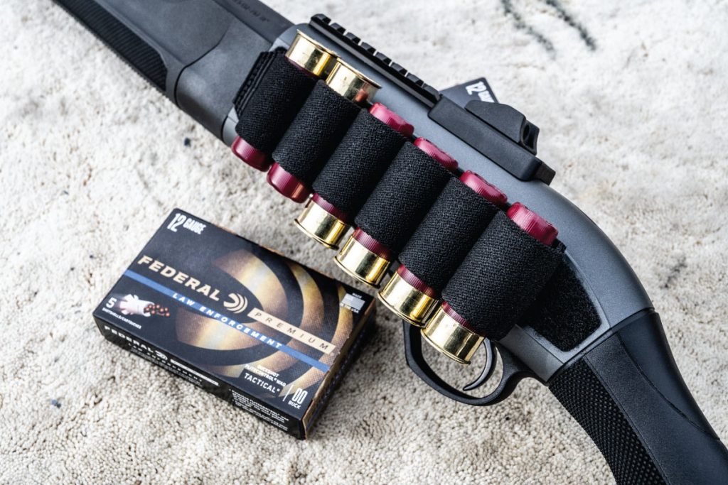 beretta A300 Ultima Patrol action closeup-left-facing-with-Ammo-attached