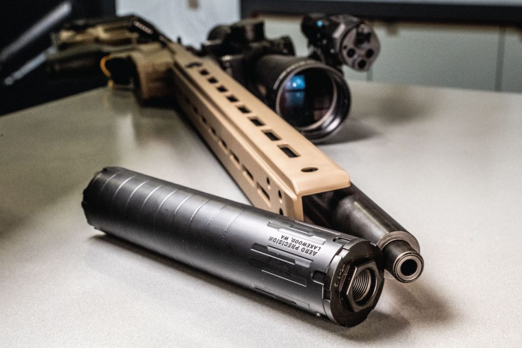 Lahar-30 Suppressor - New for 2023 from Aero Precision - Find it on gunbroker.com