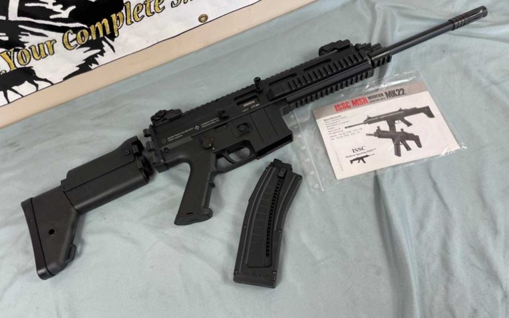 Find the ISSC MSR MK22 for purchase on GunBroker.com
