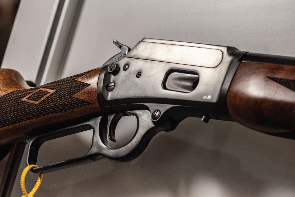 Marlin Rifles Model 1894 with square bolt . GunBroker.com