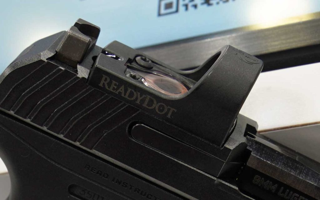 The Ruger® ReadyDot™ Optic is an easy-to-use micro-reflex sight system designed to co-witness on Ruger's MAX-9® pistol. It fits a variety of EDC compact handguns.