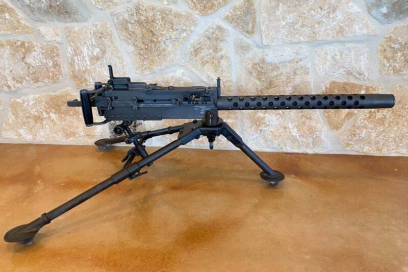 Transferable RAMO M37 / 1919 Belt-Fed Machine Gun 7.62x51mm NATO / .308 Win - 17 Most Expensive Items Sold on GunBroker in July 2023 - GunBroker.com