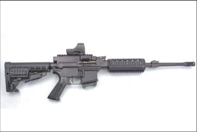M16 Machine gun XM177 with Shrike Belt Feed