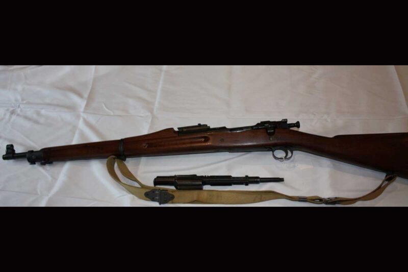 Pedersen Device and Springfield 1903 Mark 1 Rifle