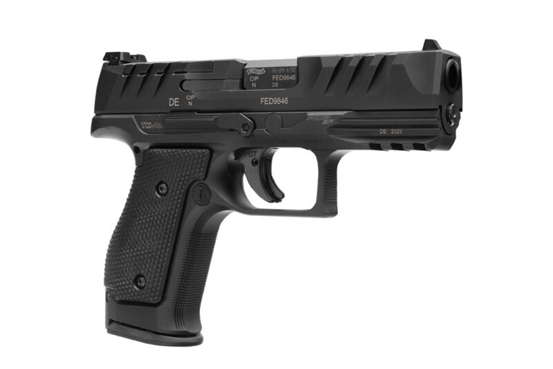 Walther Steel Frame PDP provides less recoil with some pretty nice features. GunBroker.com