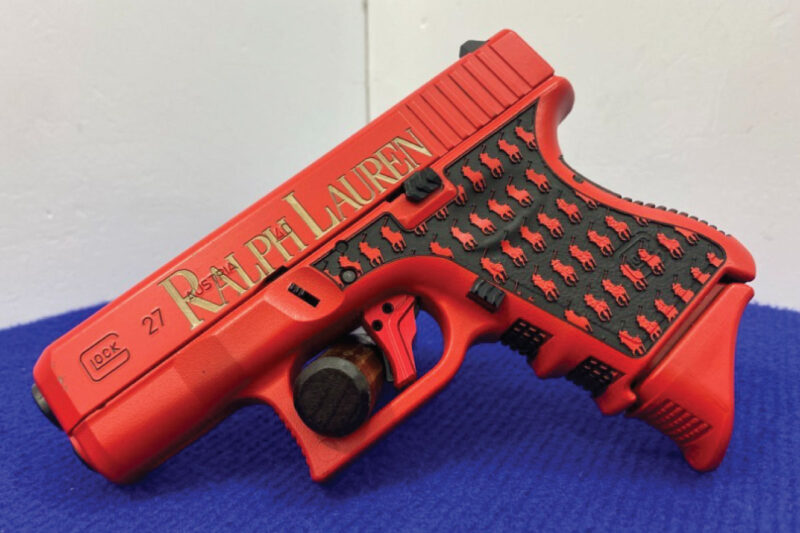 GunBroker Item #1057124143. Glock 27 Gen3 .40 S&W Red 3.43" AWESOME RALPH LAUREN EDITION SEMI-AUTO was sold on 7/21/2024