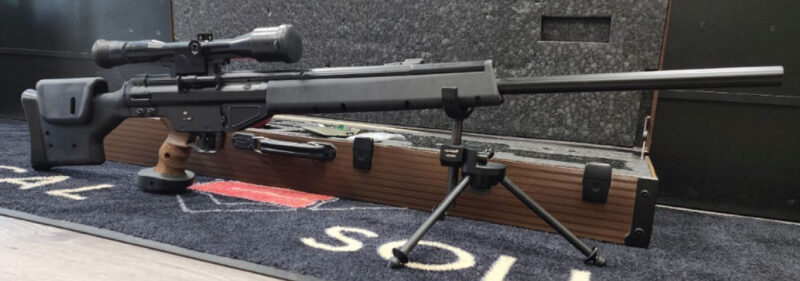 GunBroker Item #1057313690, ULTRA RARE HK PSG1 w/ Original Scope & Accessories MUST SEE was sold for $41,207.00 on 7/15/2024