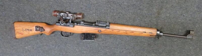GunBroker Item #1052142127, WWII GERMAN G43 SEMI AUTO RIFLE-ac 44-W/ ORIGINAL ZF 4 SCOPE & MOUNT was sold for $20,130.00 on 7/08/2024