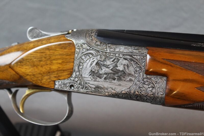 GunBroker Item #1059259636, Browning Superposed Diana Grade 28 gauge 26" round knob R. Dewil engraved was sold for $35,076.00 on 8/04/2024
