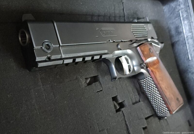 GunBroker Item #1061418172. Korth Pistole PRS Pistol 45ACP 5" 1911 Roller Delayed RARE STUNNER Layaway was sold for $22,592.99 on 8/20/2024