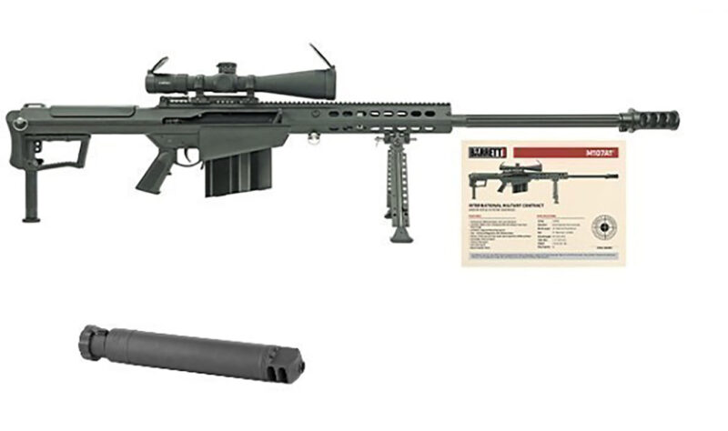 GunBroker Item #1060242007. Barrett M107A1 .50BMG 29" Military Contract Overrun .50 19600 Rifle & QDL was sold for $19,850.00 on 8/19/2024