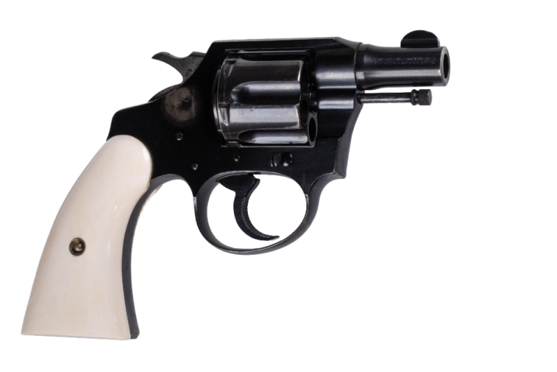 Colt Bankers Special .38 2" Made 1934 REAL IVORY GRIPS Rare
