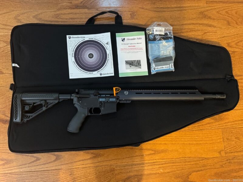 New Alexander Arms Hunter 6.5 Grendel RHU-65-BLST