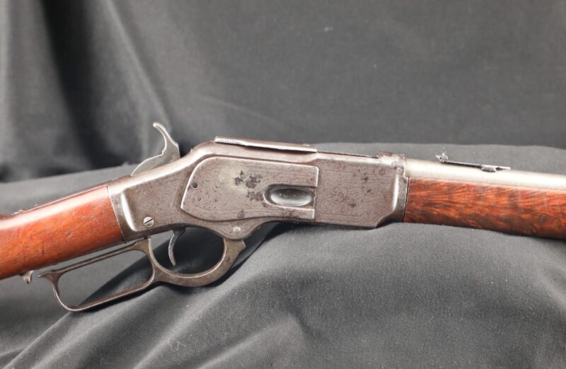 Factory Engraved Winchester 1873 20" .44-40 WCF Lever Rifle, 1885 Antique