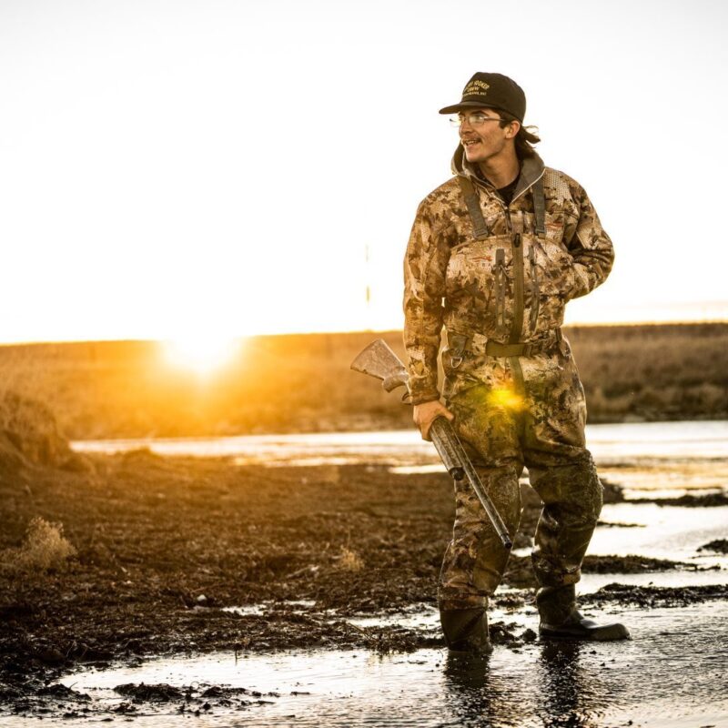 Leven prefers to hunt with a custom 26 Nosler from Weaver Rifles, a custom manufacture in Colorado. 