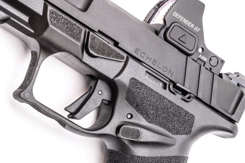 Trigger on the Echelon 4.0C with 3 MOA Vortex Defender-ST Red Dot