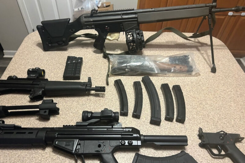 7 of Most Expensive Machine Guns Sold in 2024 on GunBroker | Year in Review, Item #1056617453, Fleming Sear Pack for Hk MP5 PTR 9mm/223/308 full auto form 4 was sold for $57,000.00 on 7/09/2024