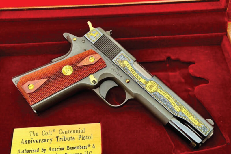 2011 Colt Government "1911 Centennial" 45 ACP - Factory Gold Engraved