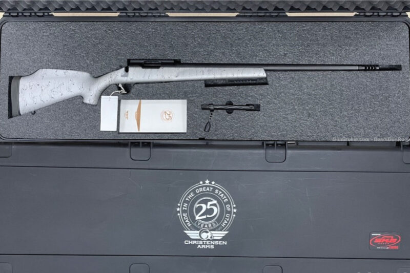 Christensen Traverse 25th Anniversary 6.5 PRC 24” Pelican Case - Highest Bid Counts on GunBroker February 2025