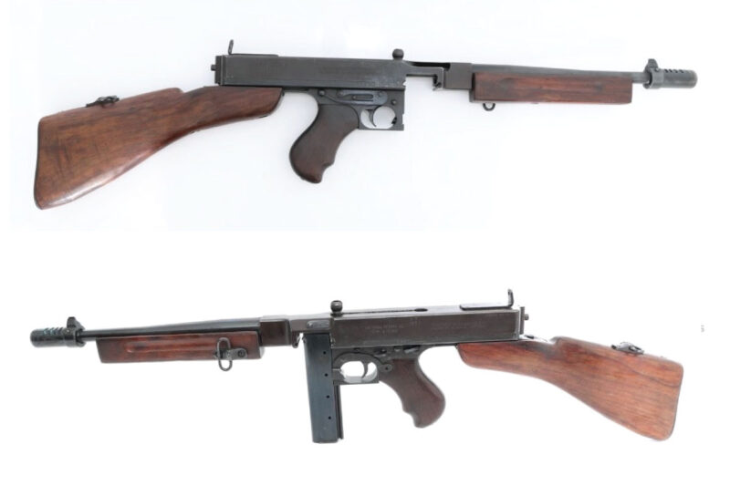 GunBroker Item #1094112974, Auto Ordnance 1928A1 Thompson Savage Submachine Gun Full Auto was sold for $24,975.00 on 03/23/2025