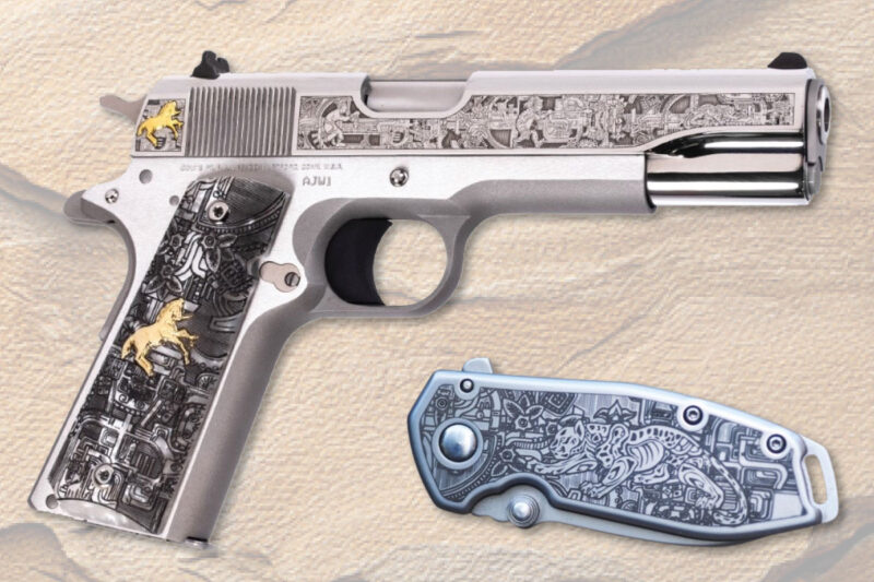 GunBroker Item #1089808191, Colt TALO Aztec Jaguar SS .38 Super Serial #1 of 300 Fourth of The Series was sold for $21,925.00 on 3/2/2025