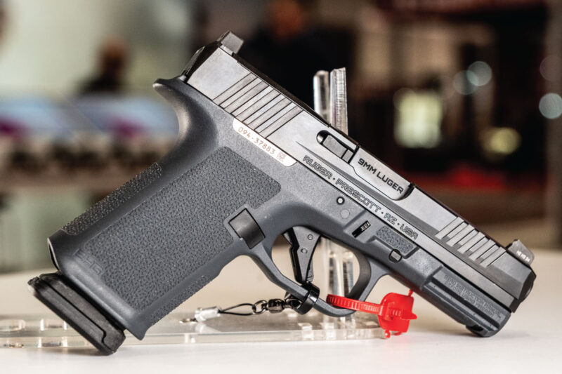 The Ruger RXM is a 9mm striker-fired pistol that combines Glock-like design elements with innovative features