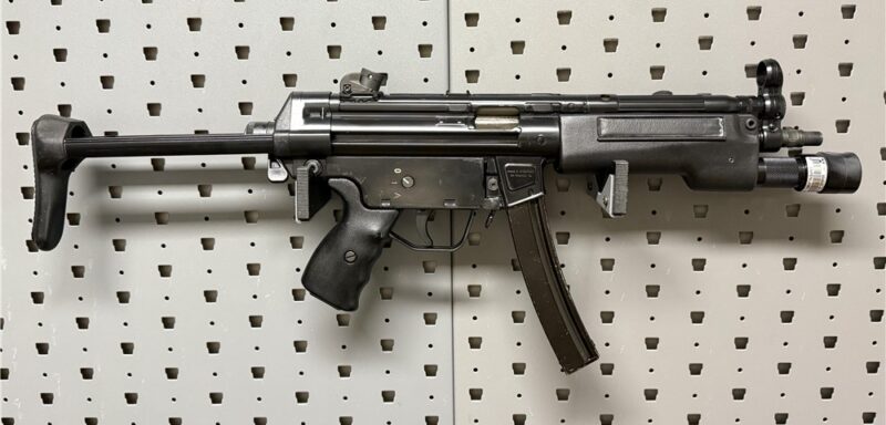 GunBroker Item #1087395386, Heckler & Koch HK Qualified Mfg MP5 9mm HK94 was sold for $39,625.00 on 3/9/2025