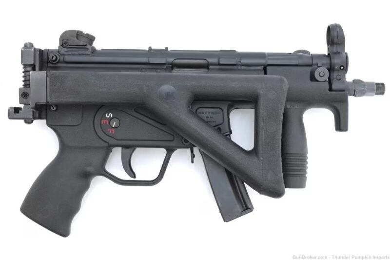 Photo of Expensive Guns Sold on GunBroker, Full Auto HK MP5K-PDW 9mm Registered Trigger Box, High-value machine guns