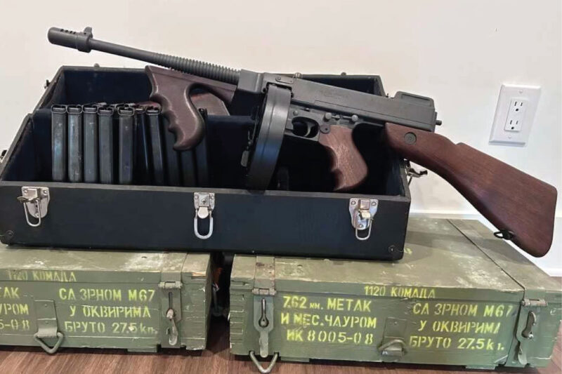 GunBroker Item #1110767654, Auto Ordnance 1928A1 Thompson 45 Submachine Gun Full Auto was sold for $25,500.00 on 06/29/2025