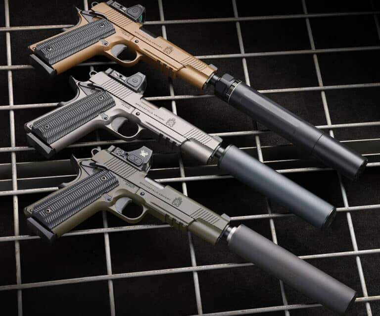 Springfield Armory 1911 Operator AOS Threaded Pistols