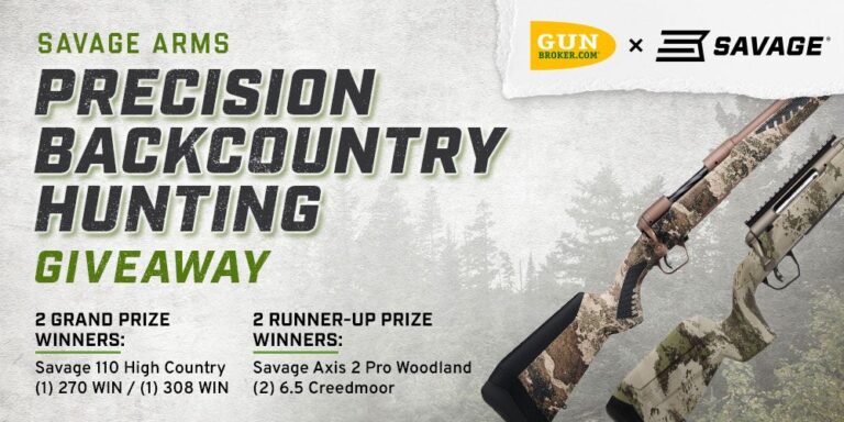 September 2025 - Savage Arms-GunBroker Precision Backcountry Hunting Giveaway: Check Out the Prizes You Could Win!