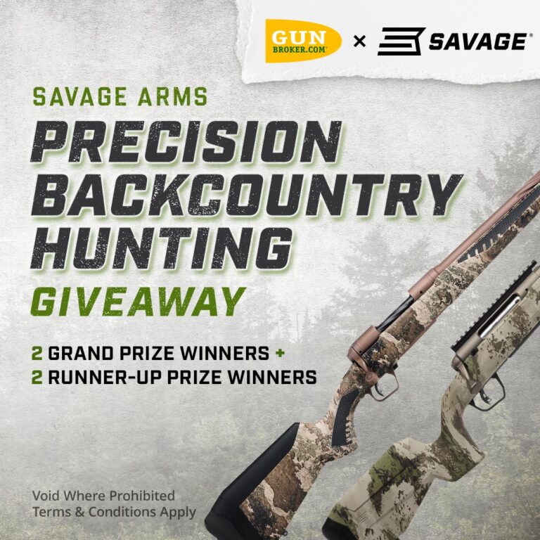 GunBroker, Savage Arms Team Up to Offer Chances to Win Precision Backcountry Rifles image