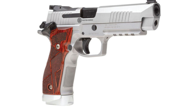 Sig Sauer P226 X5 Stainless Steel Frame with Cocobolo Grip Color