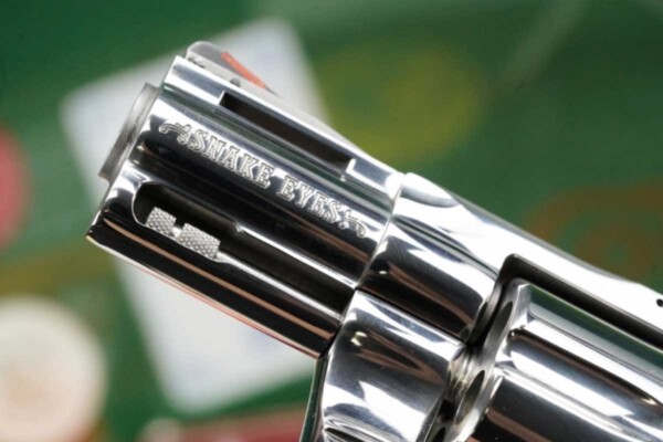 Colt-Python-Snake-Eyes-Set-67-of-500-.357-Magnum-Revolvers-1989_barrel-snake-eye-engraving-detail