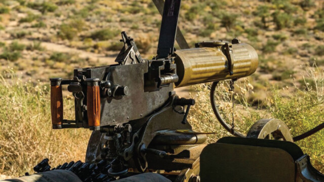 Shooting the Maxim 1910 Russian | Big Sandy Machine Gun Shoot 2023 | GunBroker.com