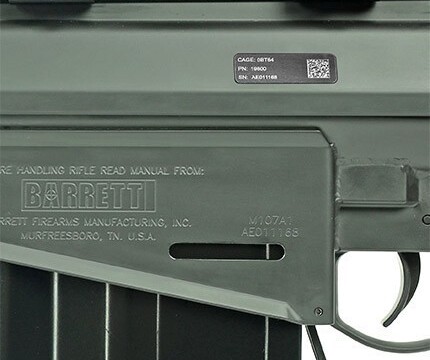 BARRETT M107A1 .50BMG 29" MILITARY CONTRACT OVERRUN .50 19600 RIFLE & QDL !