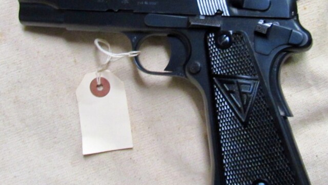 MINTY SUPER RARE 1937 WWII SLOTTED POLISH EAGLE RADOM 9MM PISTOL .01 NR
