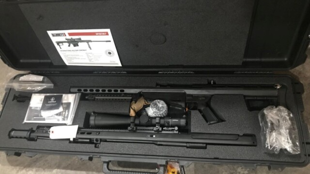 BARRETT M107A1 .50BMG 29" MILITARY CONTRACT OVERRUN .50 19600 RIFLE & QDL !