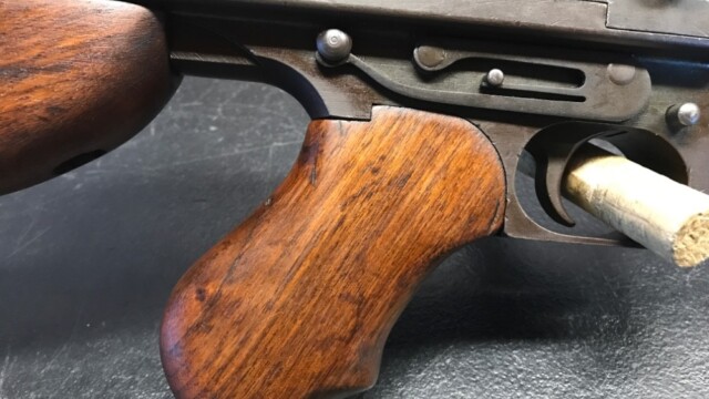 TRANSFERABLE AUTO ORDNANCE M1A1 THOMPSON MACHINE GUN .45 ACP S MARKED