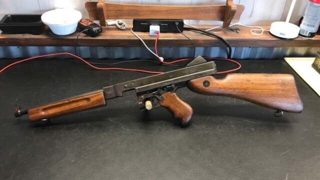 TRANSFERABLE AUTO ORDNANCE M1A1 THOMPSON MACHINE GUN .45 ACP S MARKED